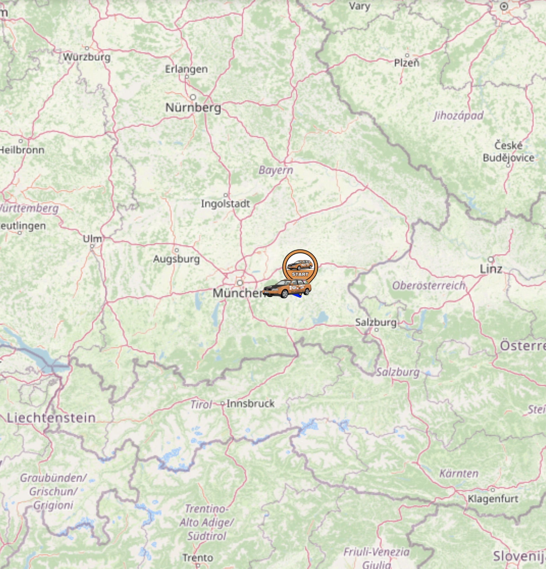 Live dabei: Verfolge die Dresden–Dakar–Banjul-Rallye 2025 auf der Karte